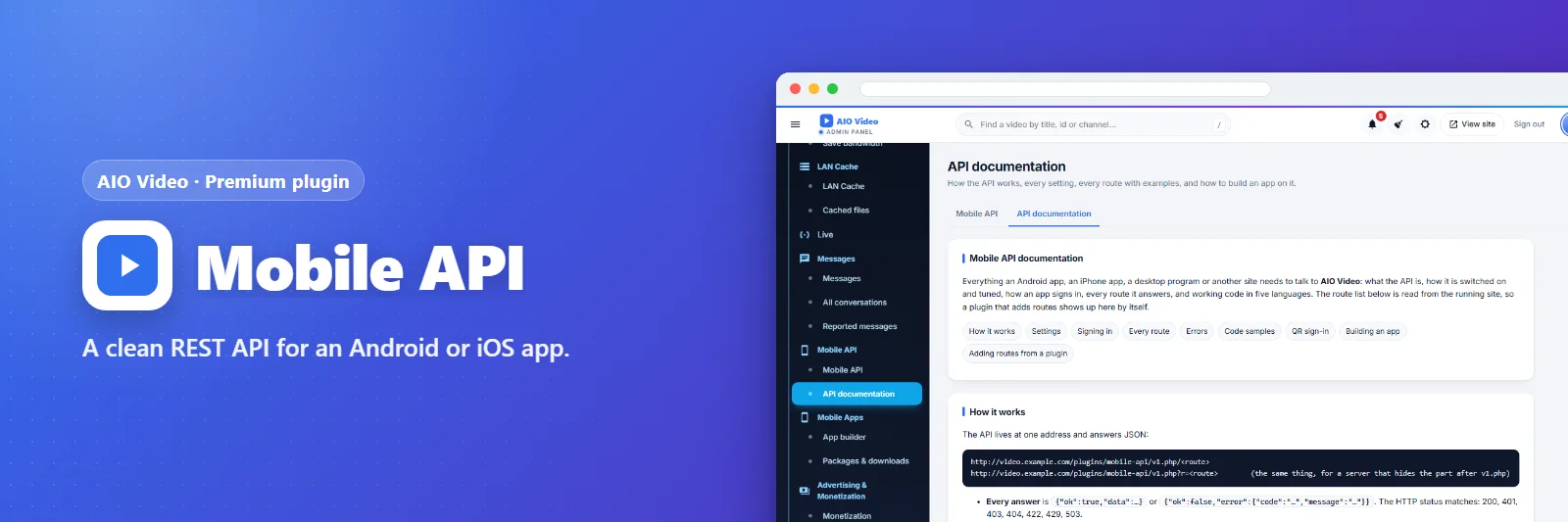 Mobile API