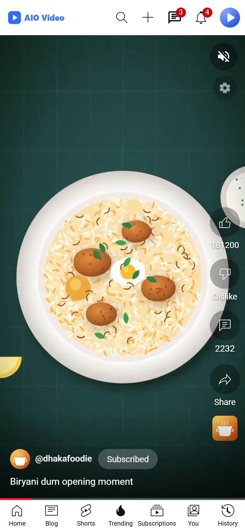Shorts screenshot