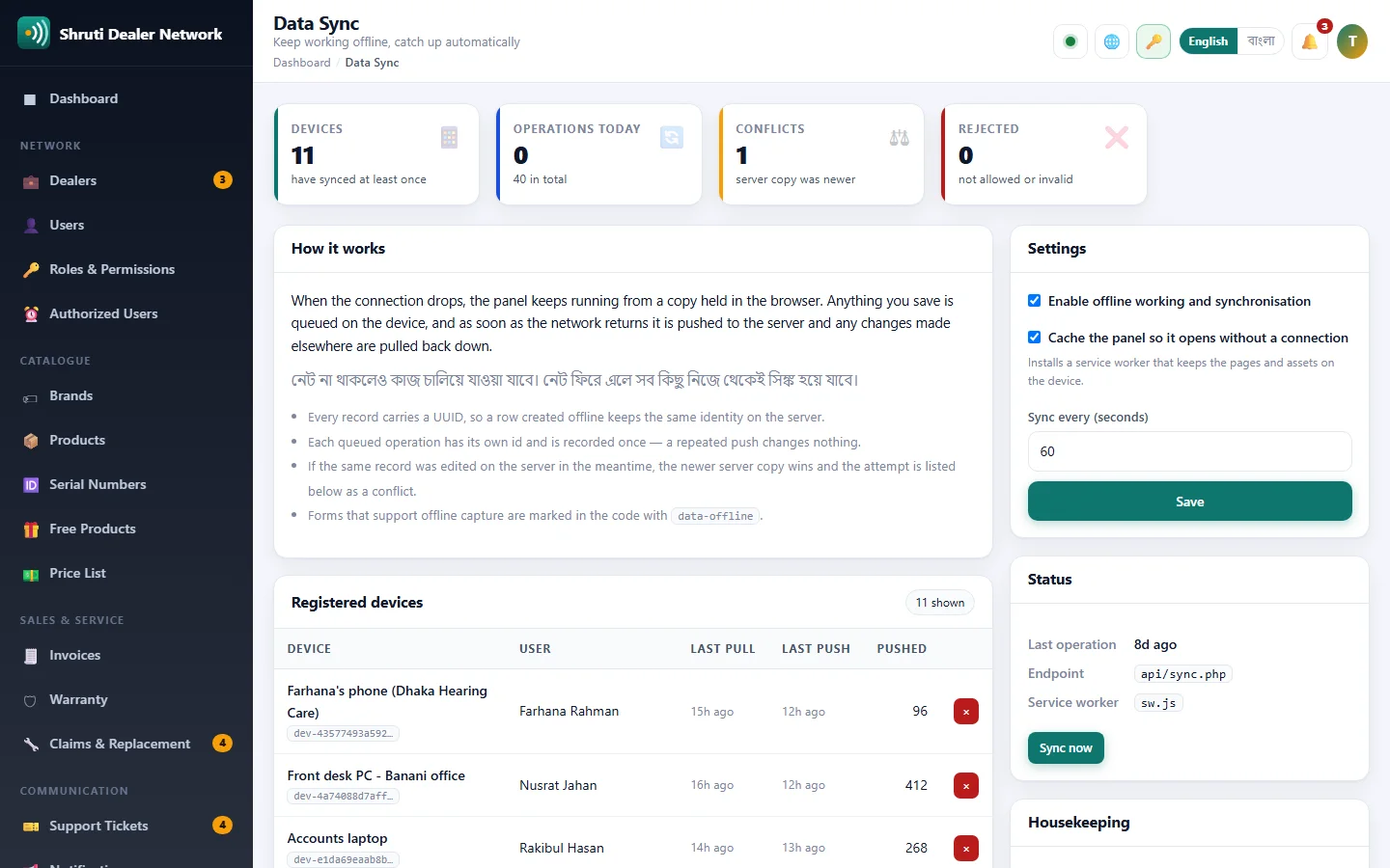 Online & Offline Sync Addons screenshot