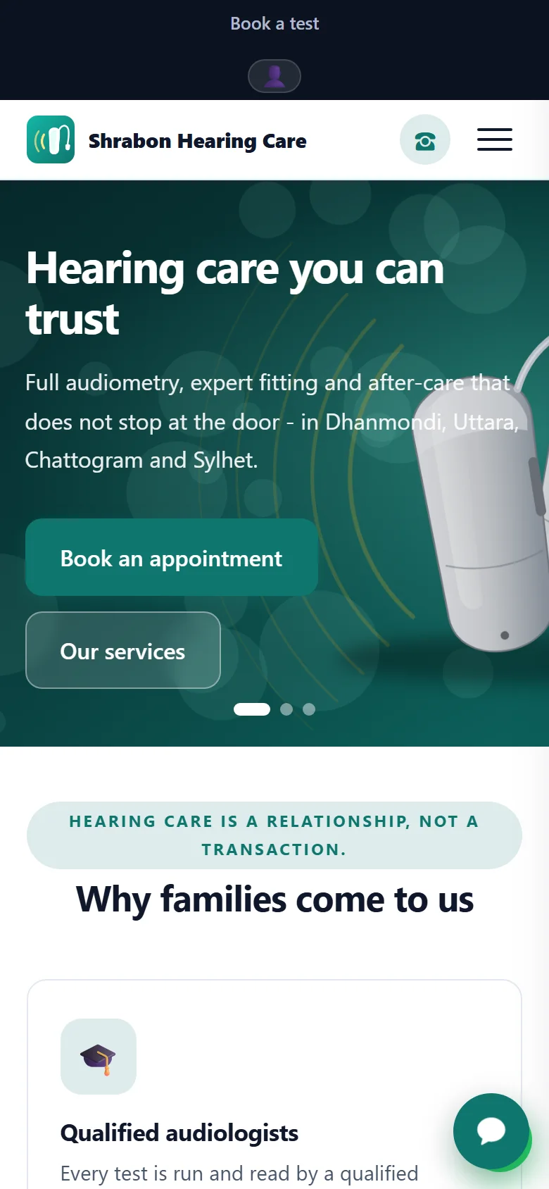 Hearing Center Business Suite screenshot