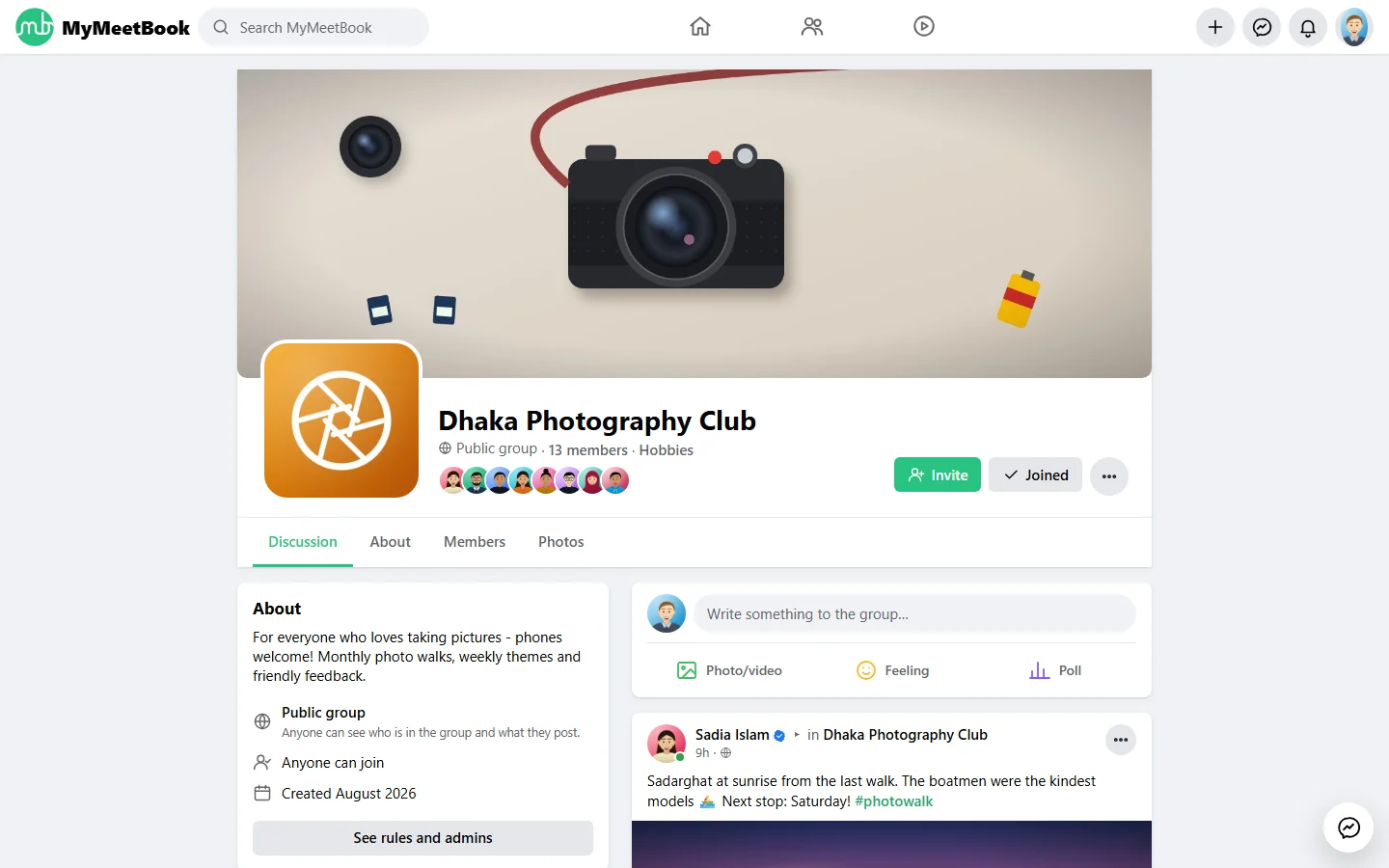 MyMeetBook screenshot