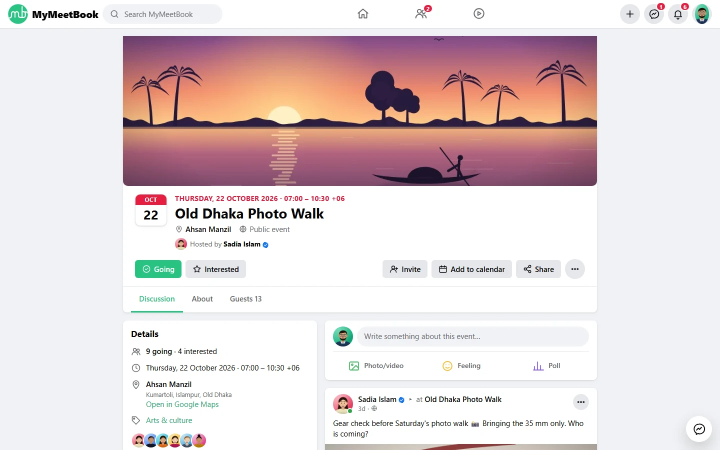 MyMeetBook screenshot