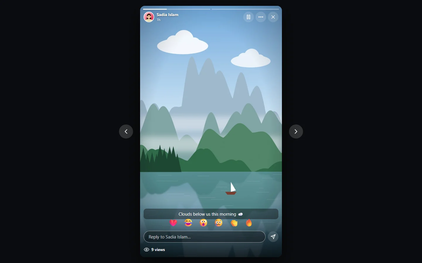 Stories screenshot