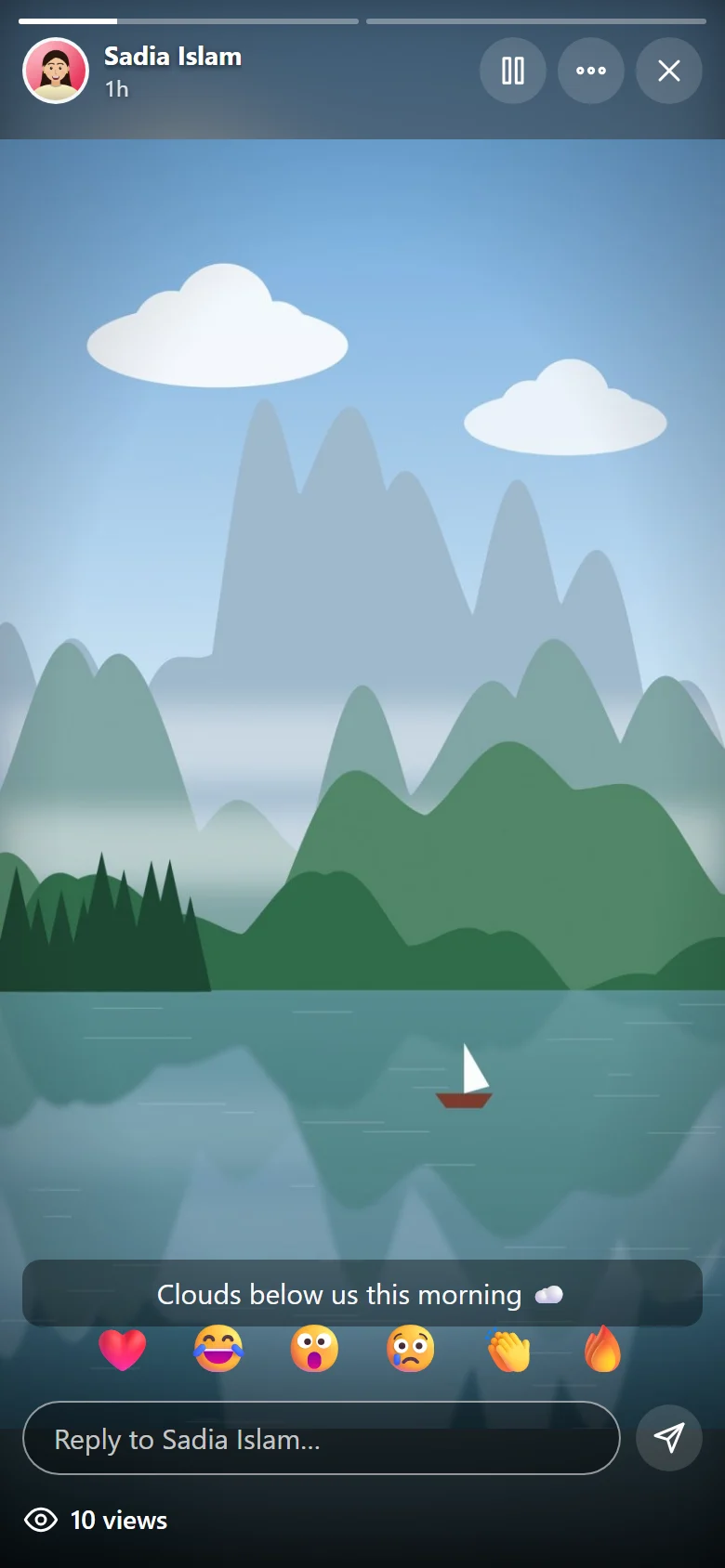 Stories screenshot